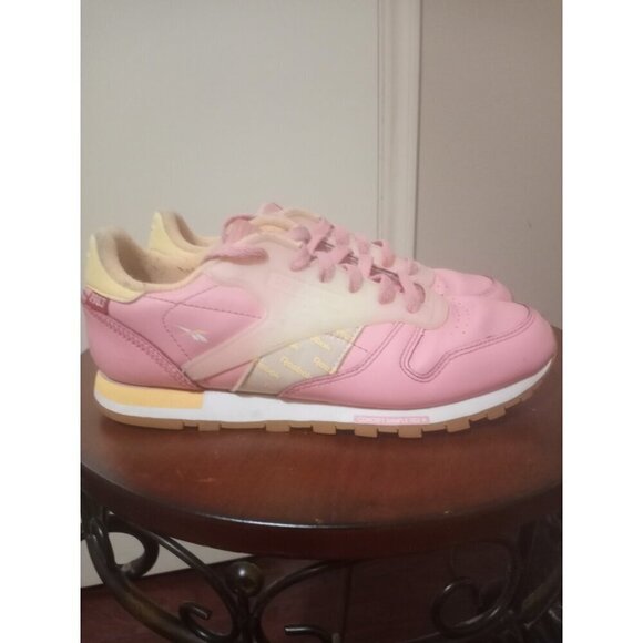 Reebok Other - Reebok Classic 1983 DV5245 Mens Leather Athletic Shoes Pink Desert Glow Size 7